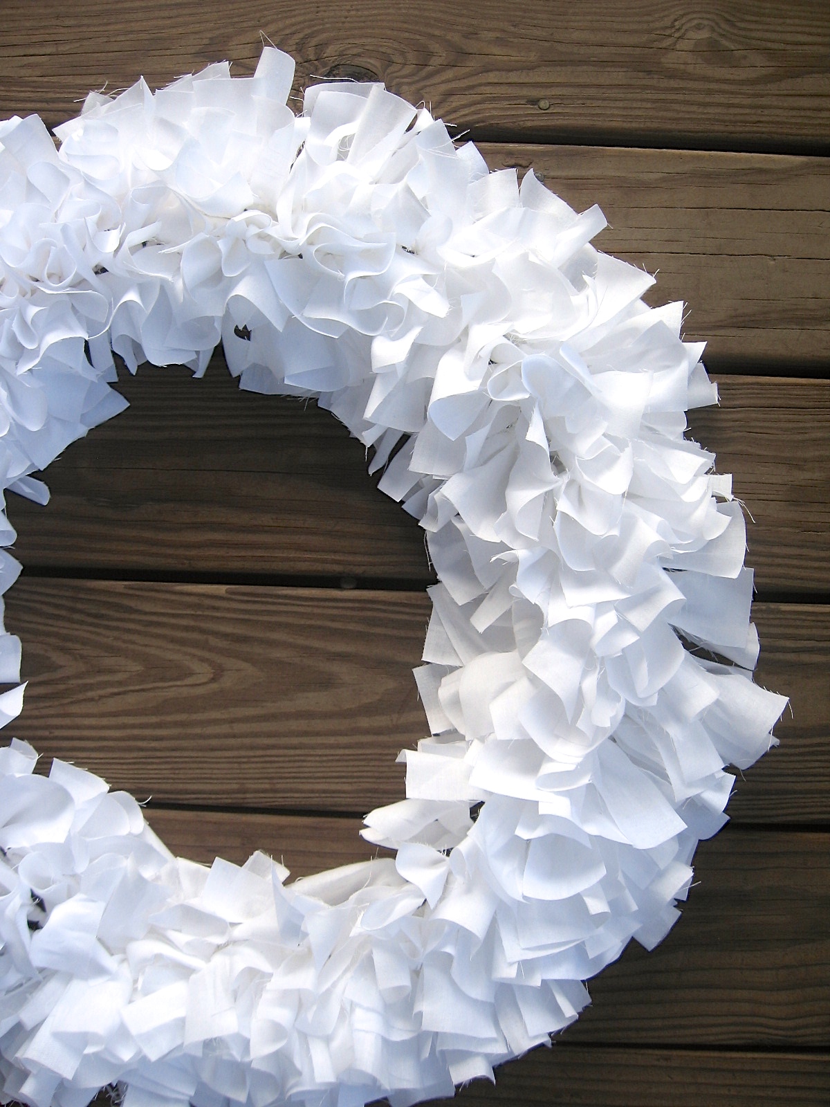 Rag Wreath Tutorial Graceful Little Honey Bee