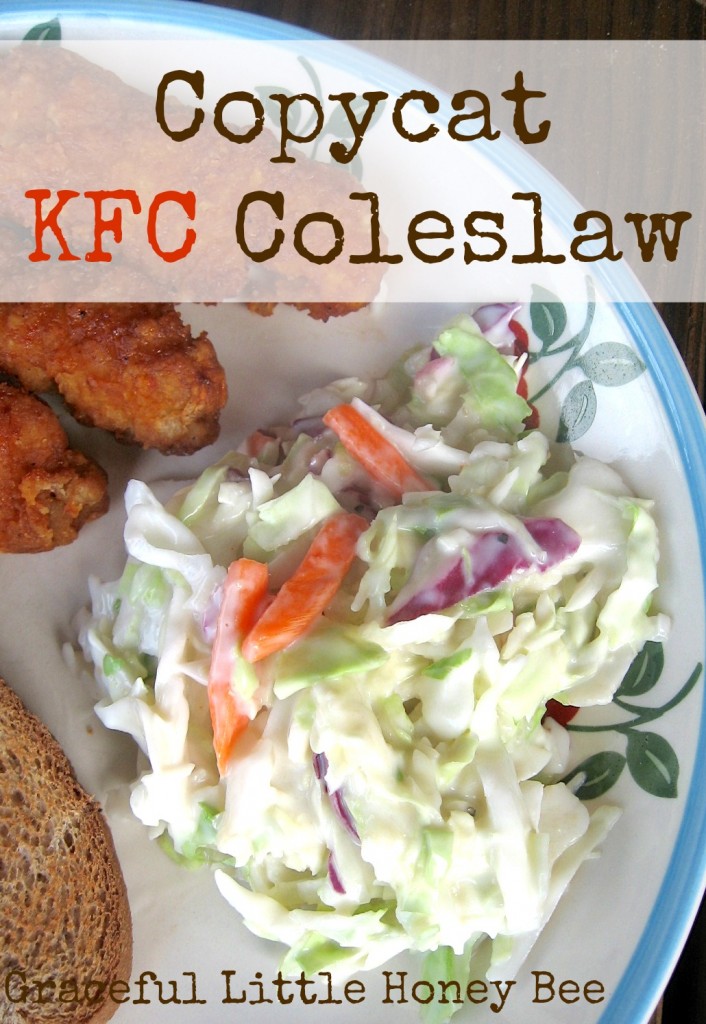 Who doesn't love KFC's coleslaw? This recipe is easy to put together and tastes just like the original!