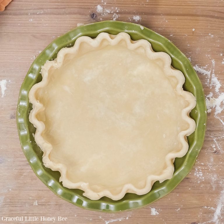 Simple Pie Crust Using 4 Easy Ingredients