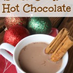 Slow Cooker Hot Chocolate on gracefullittlehoneybee.com