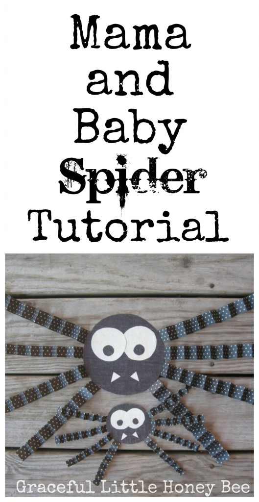 Learn how to make this adorable mama and baby spider set with step by step pictures. 
