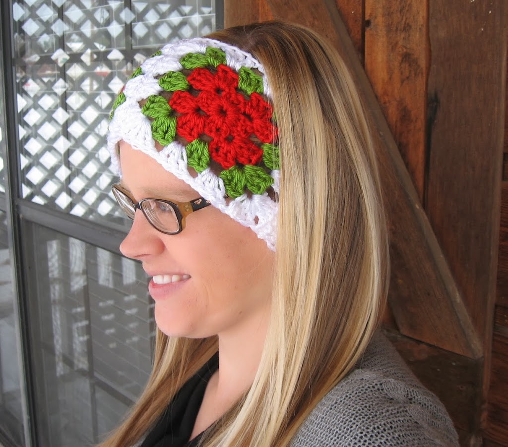 Granny Square Ear Warmer Tutorial