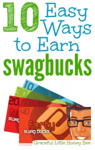 10 Easy Ways to Earn Swagbucks on gracefullittlehoneybee.com