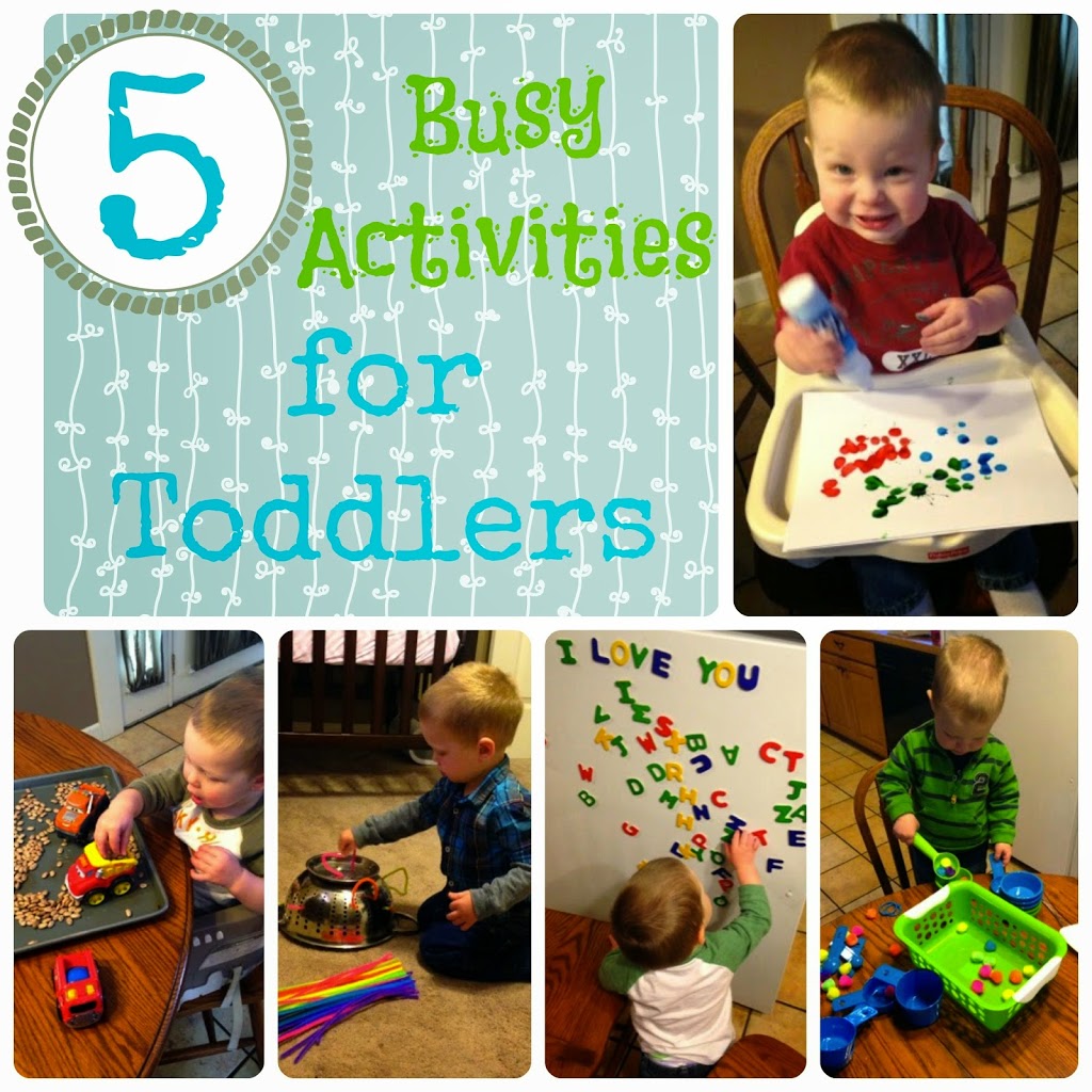 5 Busy Activities for Toddlers