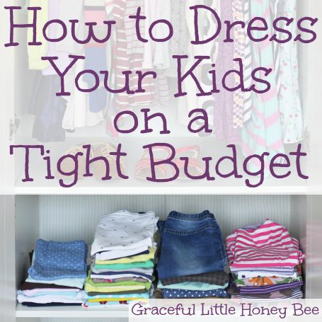 How to Dress Your Kids on a Tight Budget