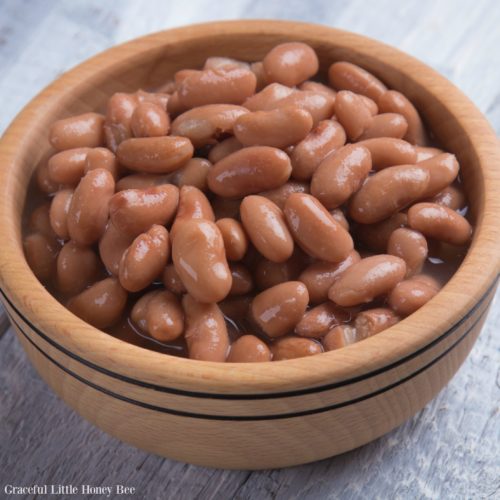 Slow Cooker Pinto Beans Graceful Little Honey Bee