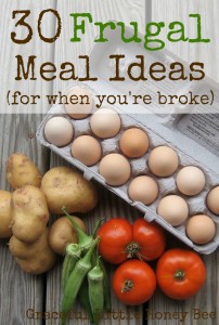 These inexpensive meal ideas will get you through when your wallet is empty!