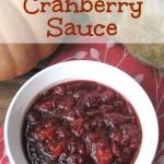 Slow Cooker Cranberry Sauce on gracefullittlehoneybee.com