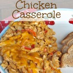 Southwest Chicken Casserole on gracefullittlehoneybee.com