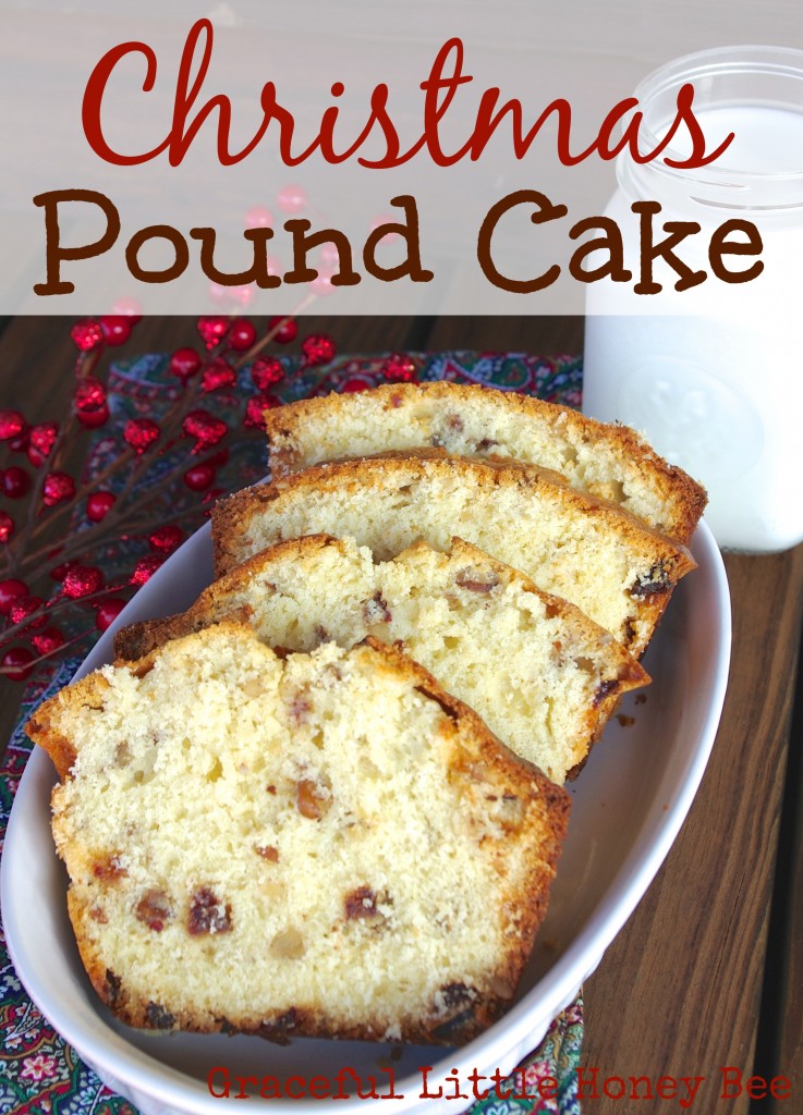 With dates and walnuts, this pound cake is full of holiday cheer!