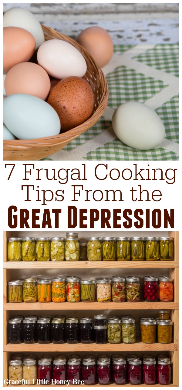 7 Frugal Cooking Tips from The Great Depression