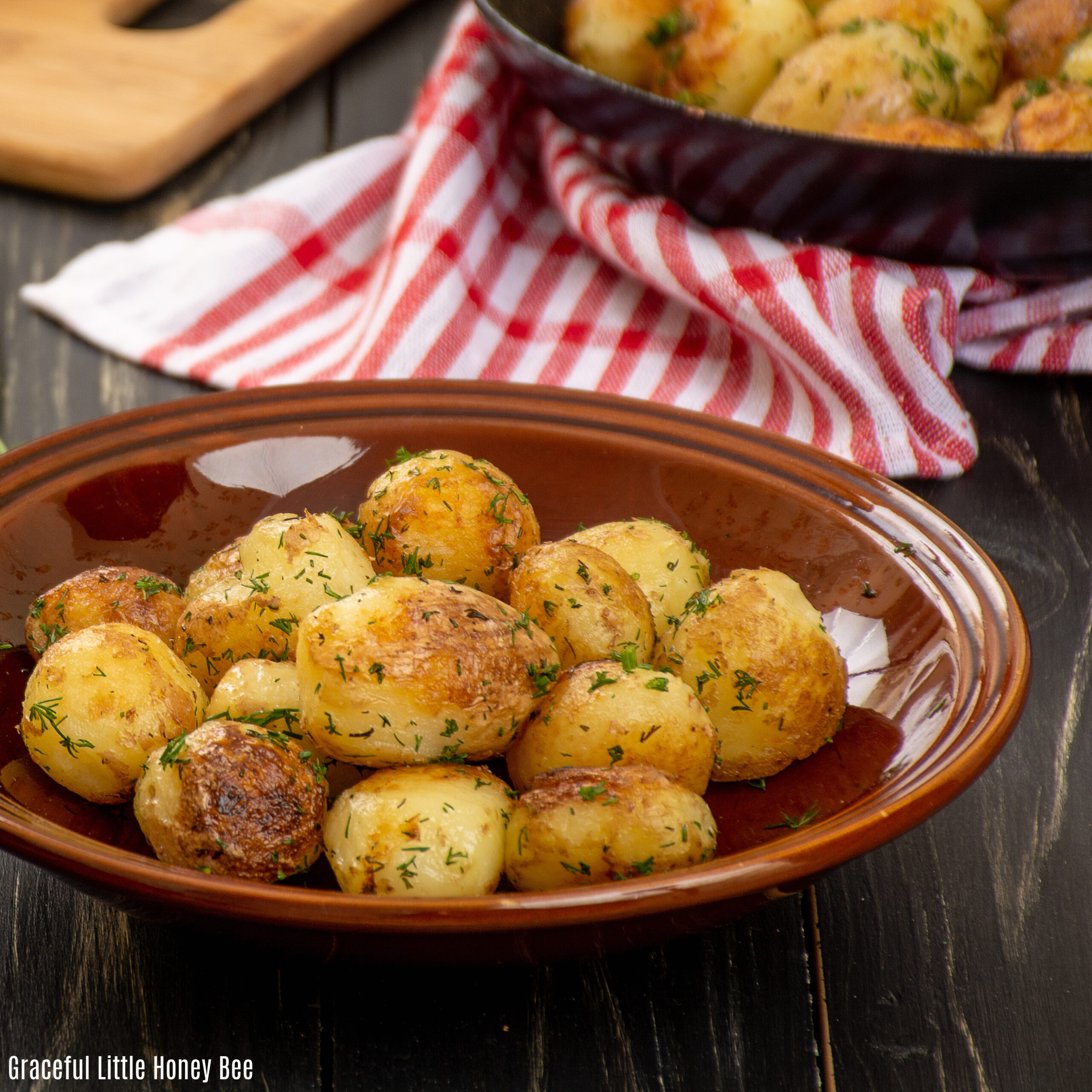 Pan Fried Baby Potatoes - The Farmwife Feeds