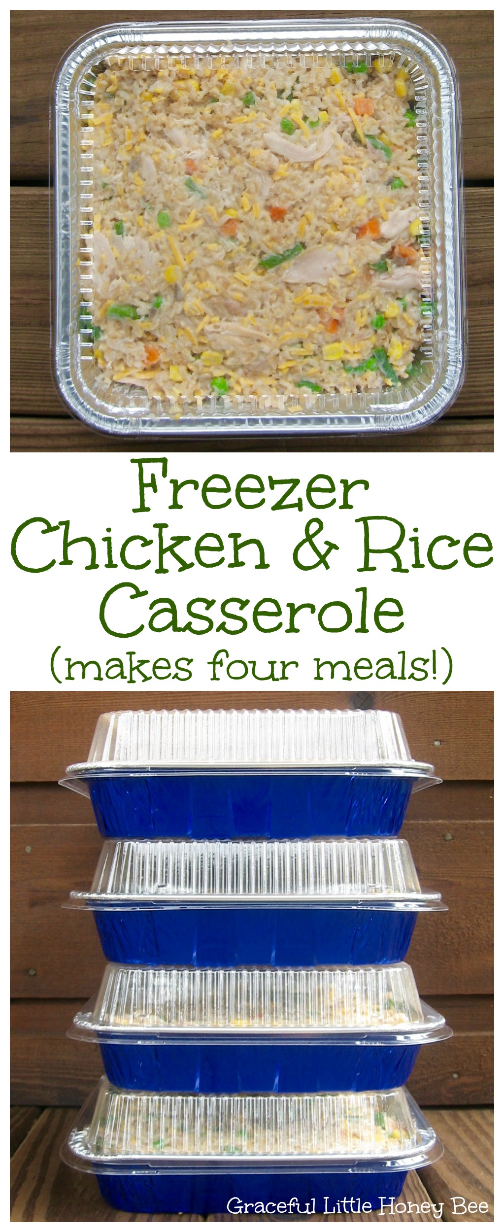 Freezer Chicken & Rice Casserole