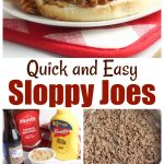 Sloppy Joes on a white plate with fries.