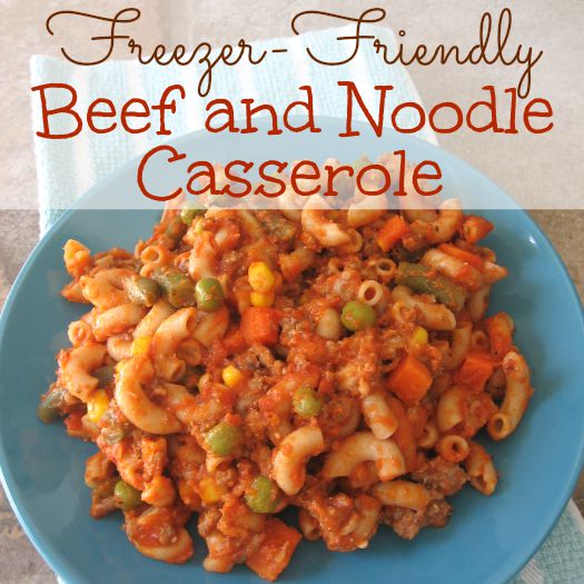 Beef and Noodle Casserole