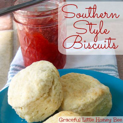 Fluffy Southern Style Biscuits on gracefullittlehoneybee.com