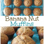 Easy Banana Nut Muffin Recipe on gracefullittlehoneybee.com