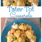 Easy Tater Tot Casserole Recipe on gracefullittlehoneybee.com