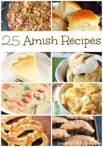 Check out this list of 25 From Scratch Amish Recipes on gracefullittlehoneybee.com