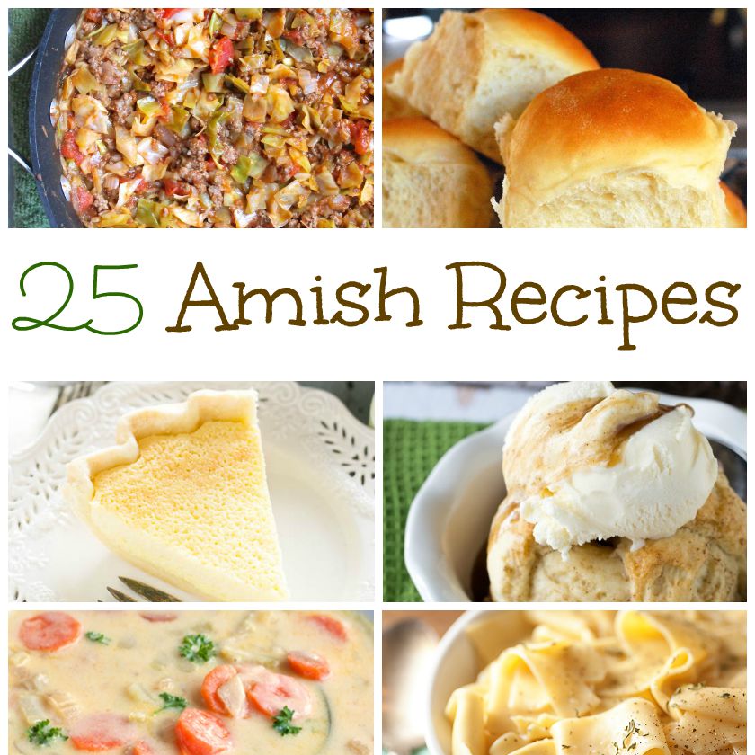 25 Amish Recipes