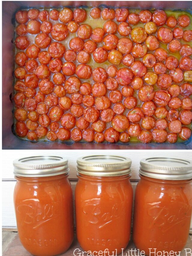 Oven-Roasted Cherry Tomato Sauce (Freezer-Friendly!)