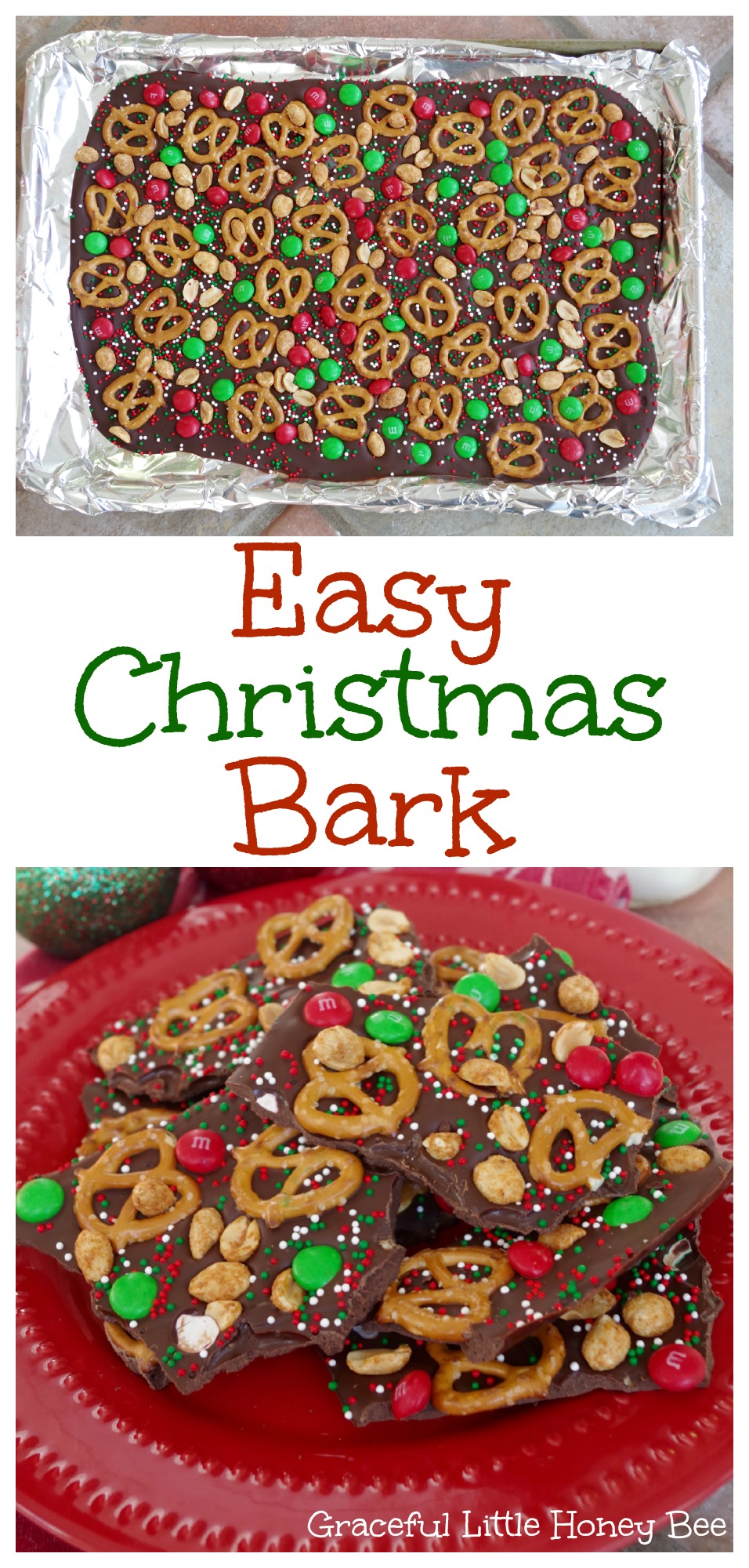 Easy Christmas Bark - Graceful Little Honey Bee