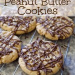 See how to make these Chocolate Drizzled Peanut Butter Cookies on gracefullittlehoneybee.com #ad #bakingwithbetty