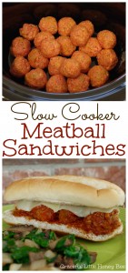 See how to make these easy and delicious Slow Cooker Meatball Sub Sandwiches on gracefullittlehoneybee.com