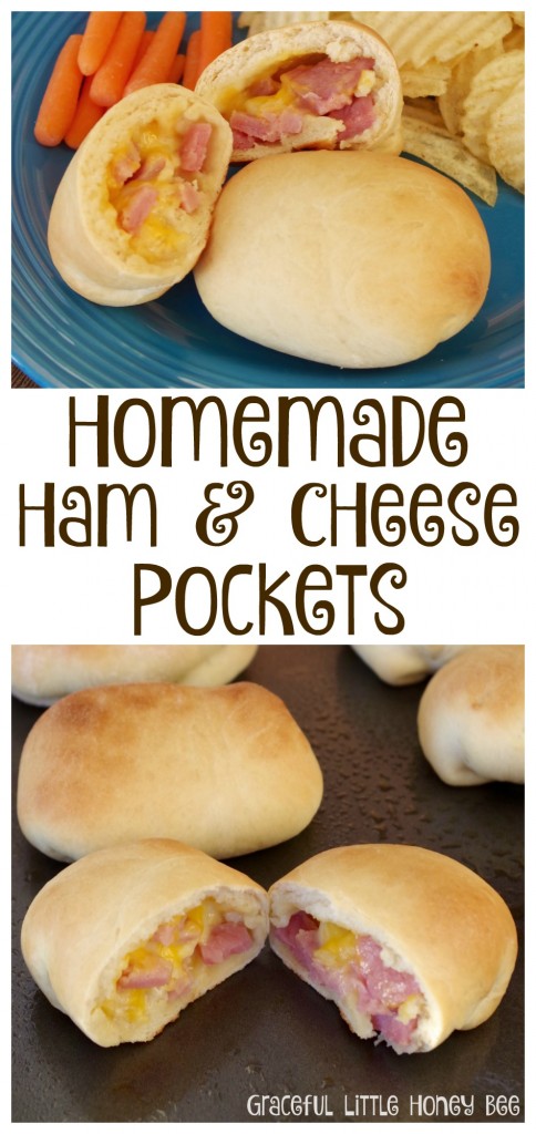 Try these delicious homemade ham and cheese pockets for a meal that you're family will love!