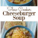 See how to make this rich and creamy Cheeseburger Soup in your slow cooker on gracefullittlehoneybee.com