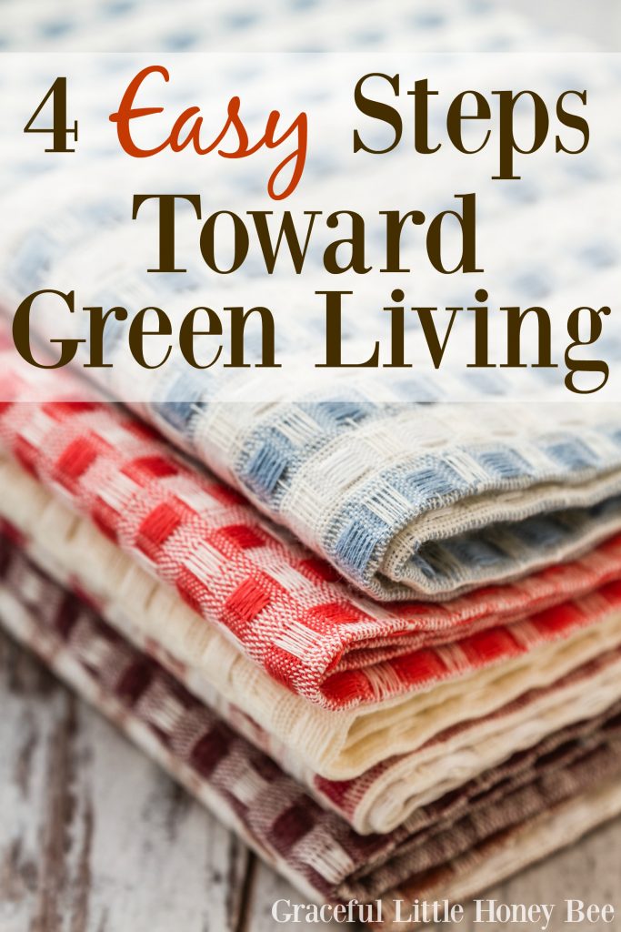 See 4 easy ways that you can live a greener life!