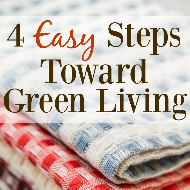 4 Easy Steps Toward Green Living