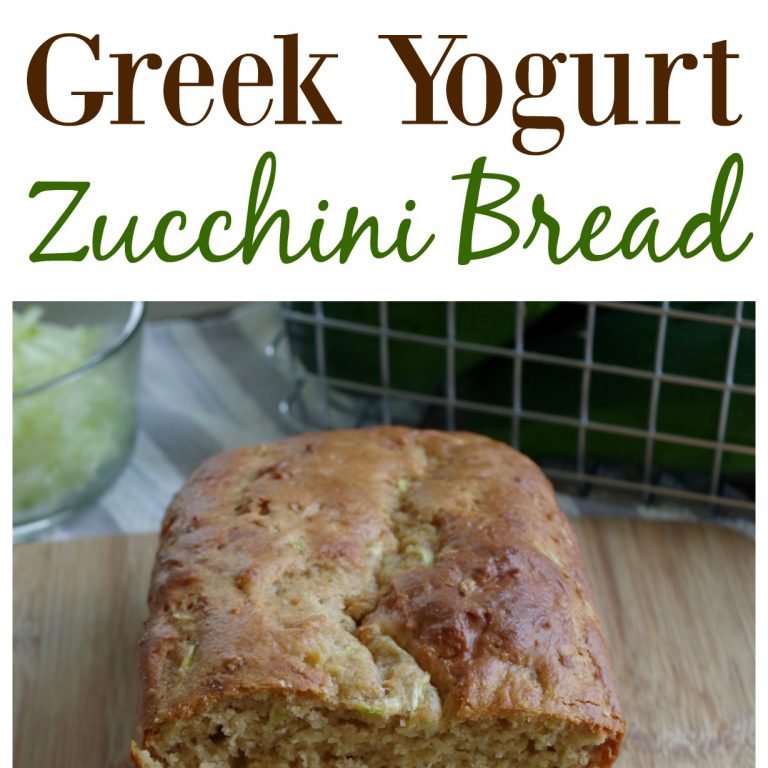 Greek Yogurt Zucchini Bread