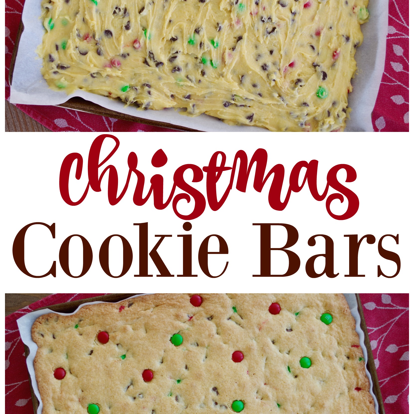 Christmas Cookie Bars - Graceful Little Honey Bee