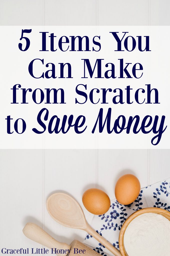 Try making these super simple grocery staples at home instead of buying them to save money!