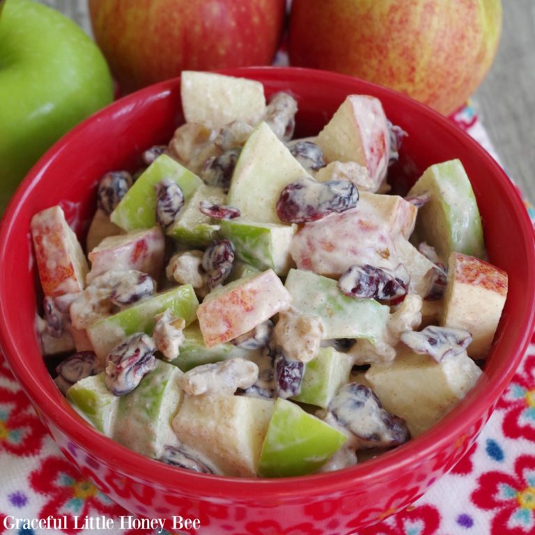 Greek Yogurt Apple Walnut Salad