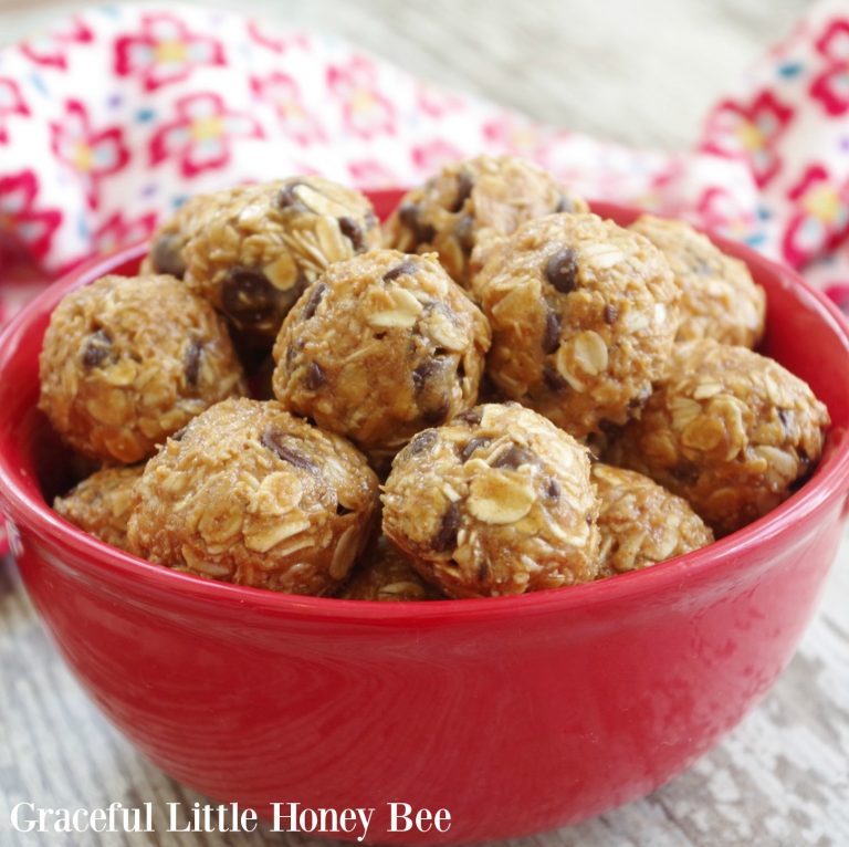 Peanut Butter Chocolate Chip Energy Bites