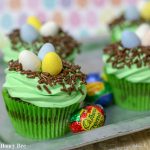 Easter Egg Nest Cupcakes