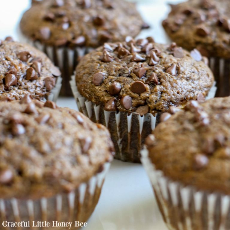 Chocolate Chip Banana Muffins