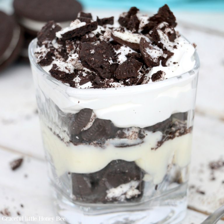 Cookies and Cream Mini Trifles