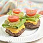 These Low Carb Cheeseburger Bites are a keto friendly recipe for mini bunless burgers that everyone is sure to love.