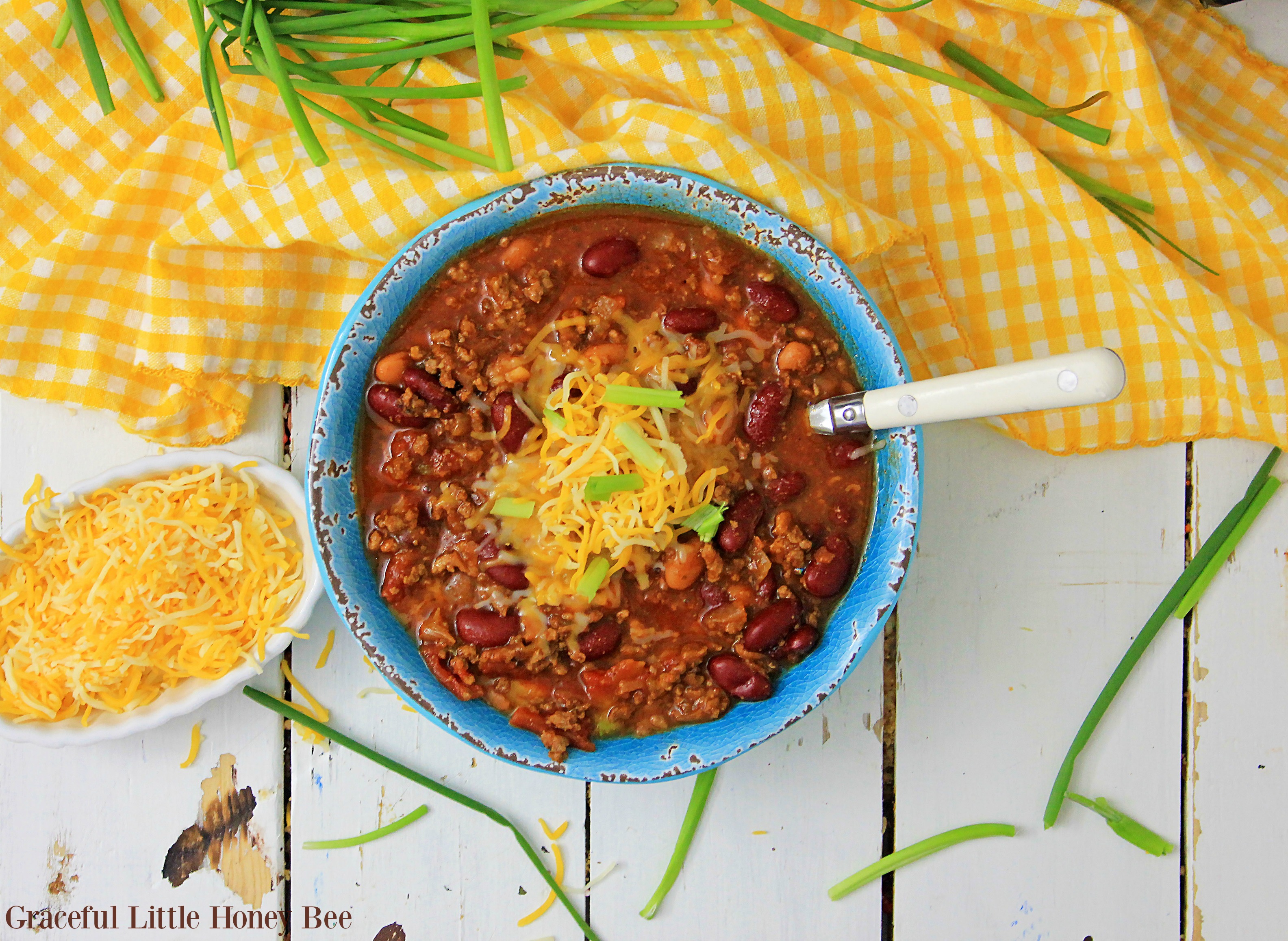 Try this super easy and delicious Instant Pot Turkey Chili for a quick weeknight meal!