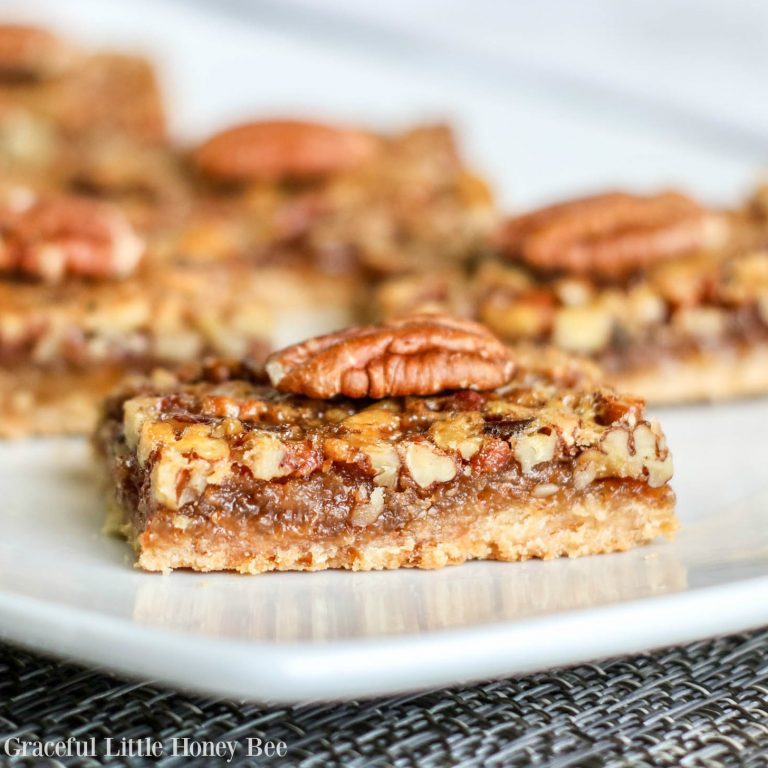 Homemade Pecan Pie Bars