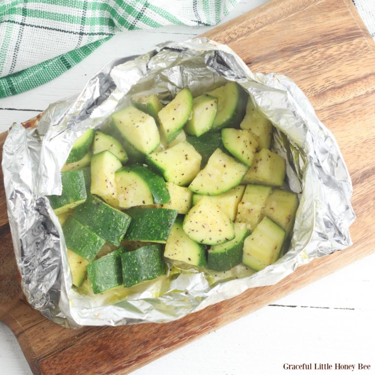 Grilled Zucchini Foil Packets