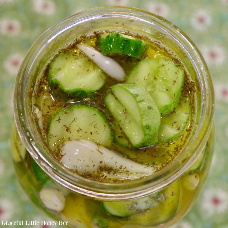 Old-Fashioned Sweet Refrigerator Pickles