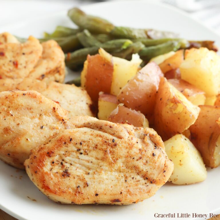 Cajun Chicken Sheet Pan Dinner