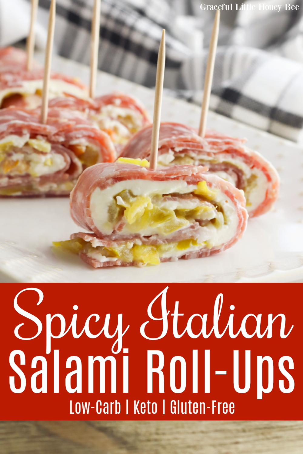 3Ingredient Salami RollUps LowCarb Keto GlutenFree Graceful