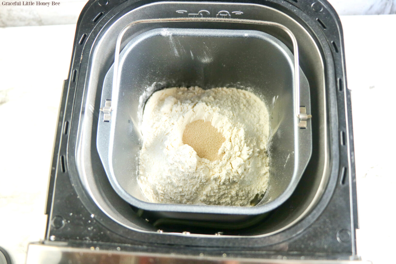 How to Make Bread Machine White Bread - Graceful Little Honey Bee