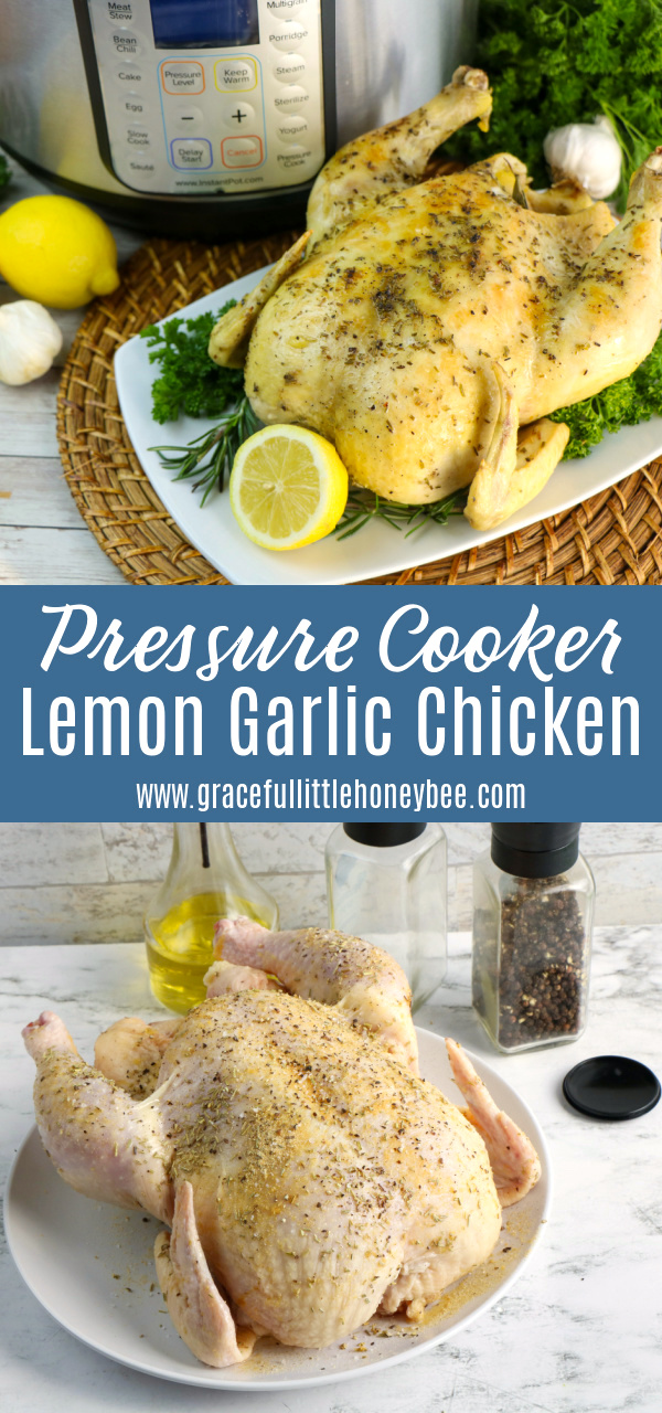 Instant Pot Lemon Garlic Chicken {Pressure Cooker} Graceful Little