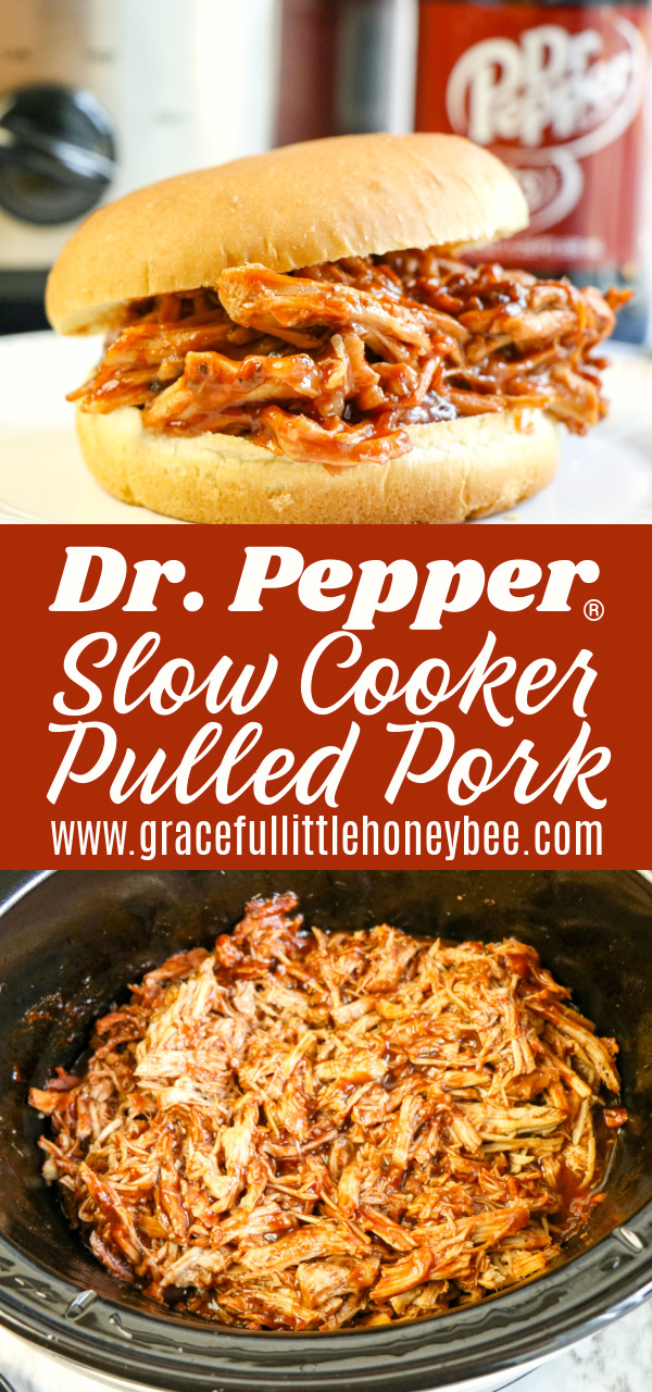 Slow Cooker Dr. Pepper Pulled Pork {Only Three Ingredients!} Graceful
